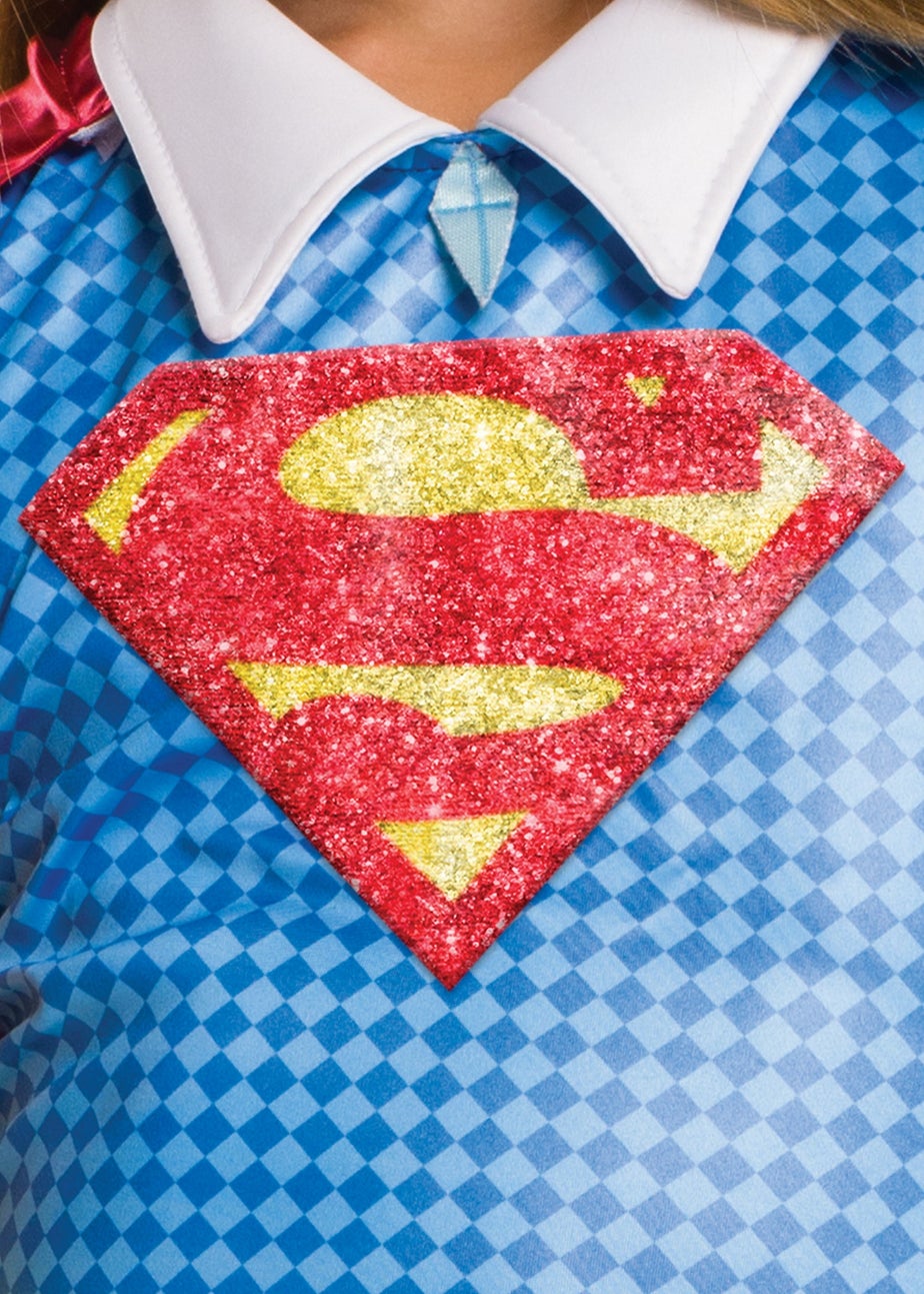 Rubies Kids Supergirl Fancy Dress Costume Deluxe (3-11 yrs)