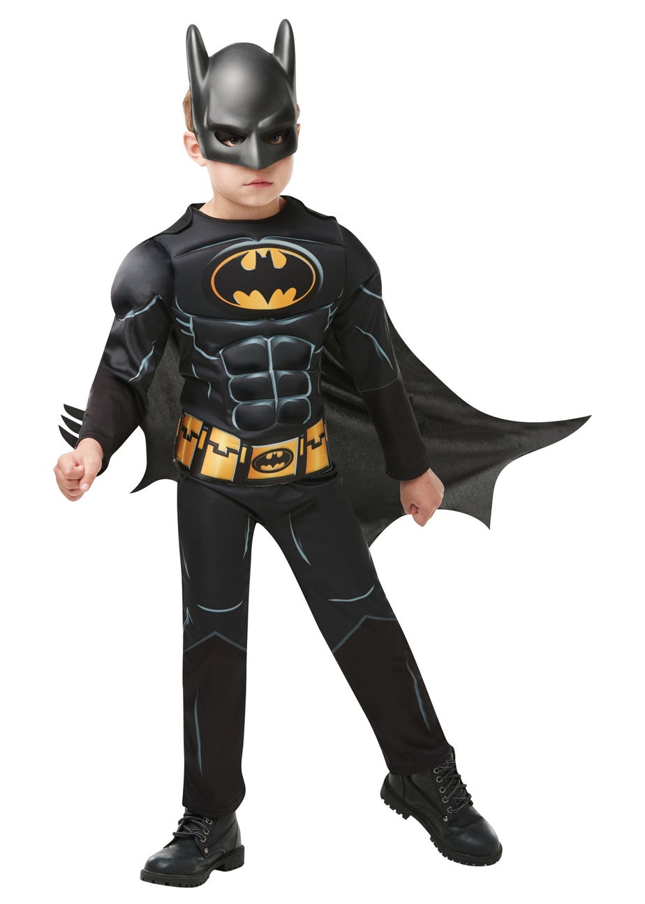 Rubies Kids Batman Fancy Dress Black Costume (3-8 yrs)