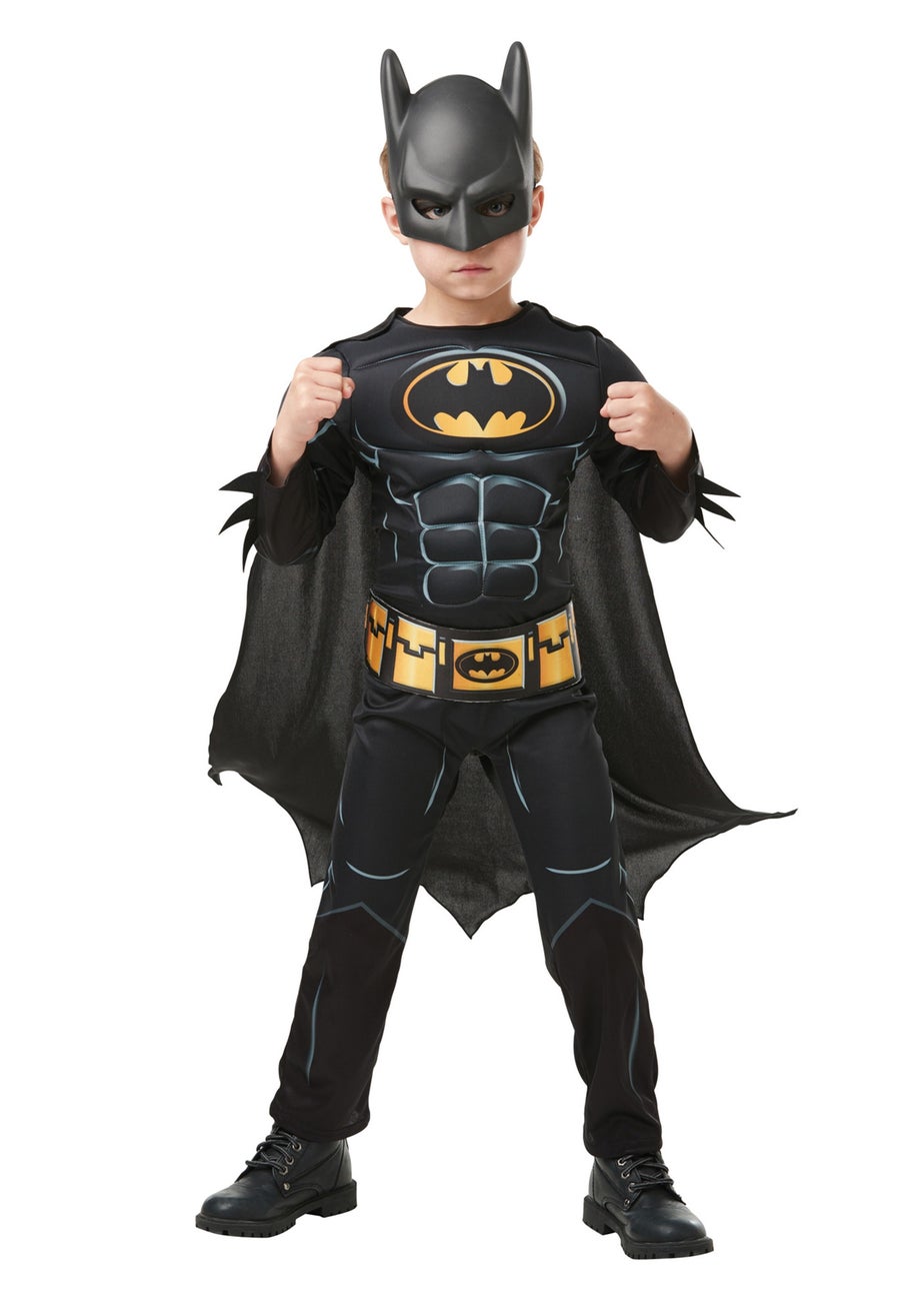 Rubies Kids Batman Fancy Dress Black Costume (3-8 yrs)