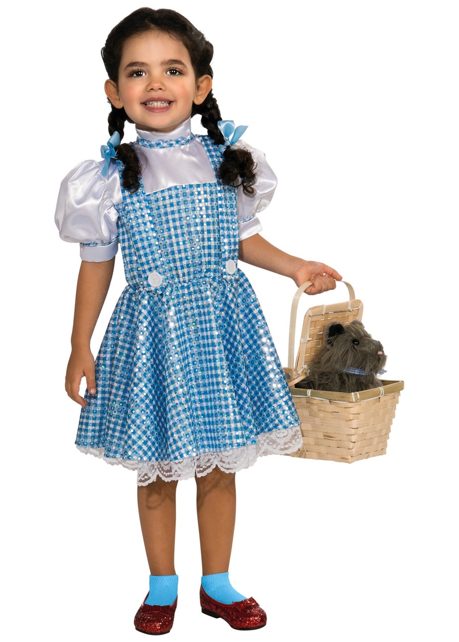Rubies Kids Dorothy Fancy Dress Costume with Sequins (4–14 yrs)