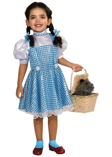 Rubies Kids Dorothy Fancy Dress Costume with Sequins (4โ14 yrs)
