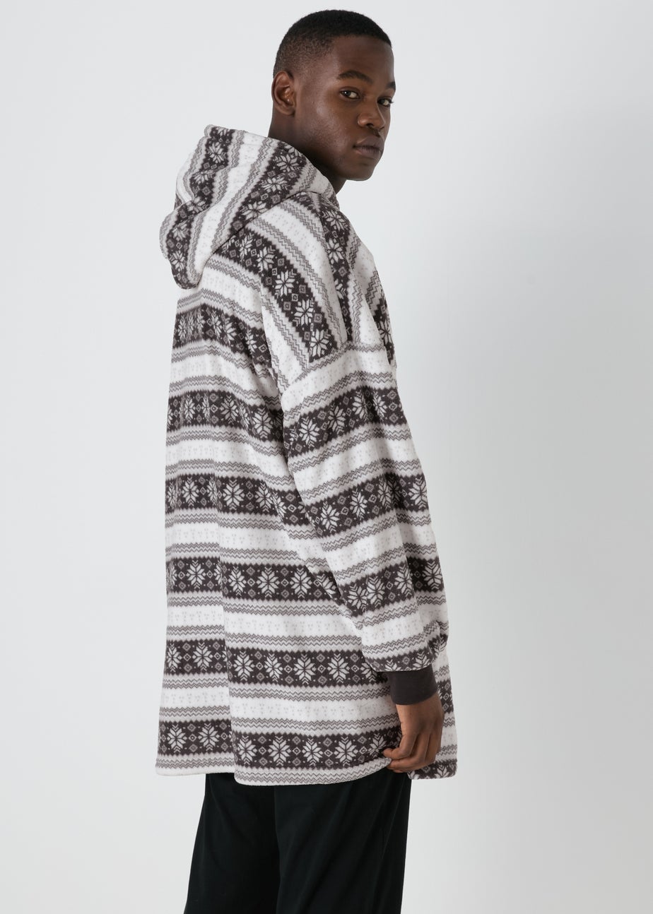 Black Fairisle Snoodie