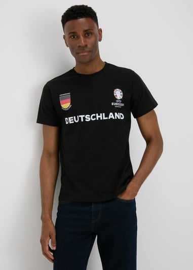 Black Germany Football T-Shirt