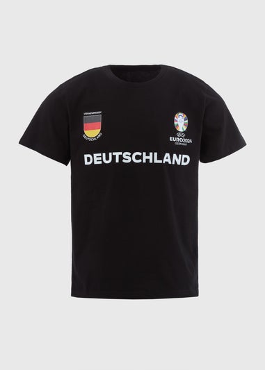 Black Germany Football T-Shirt