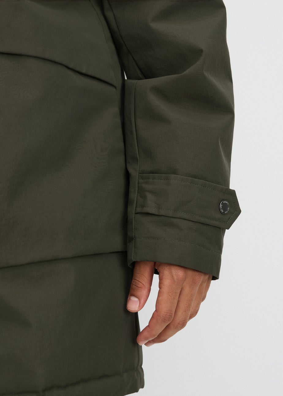 Khaki Traditional Waterproof Parka