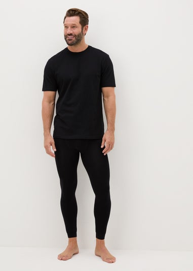 Black Fleece Lined Bottoms