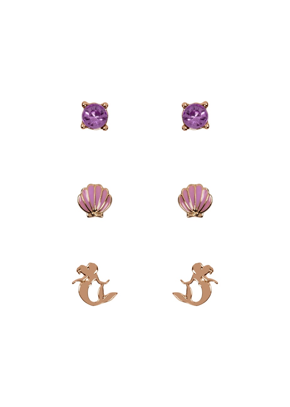 Disney Princess The Little Mermaid Trio Earring Set