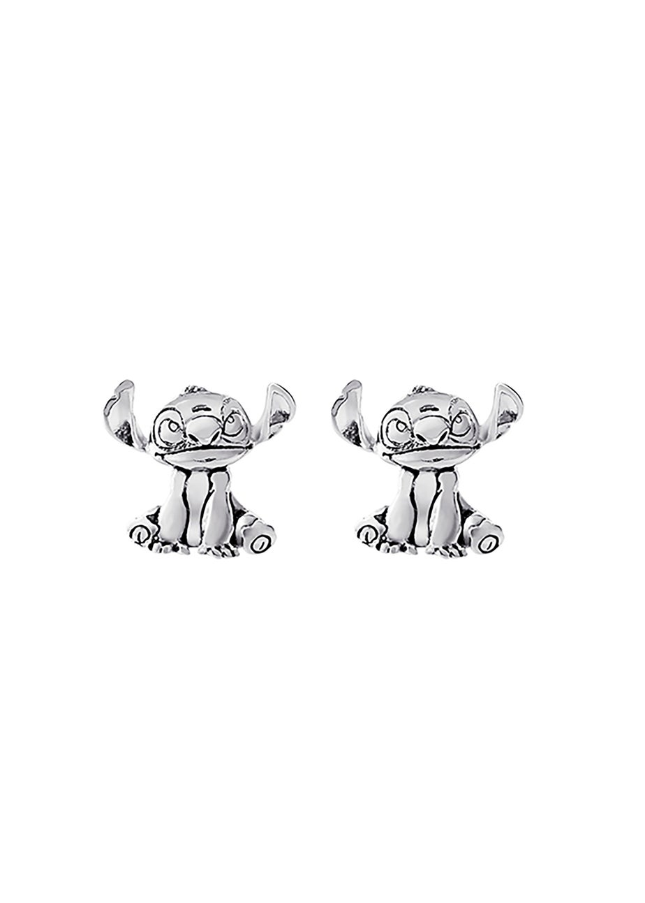 Disney Stitch Silver Plated Stitch Stud Earrings
