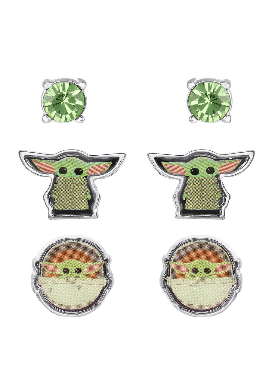 Star Wars The Mandalorian Grogu 3pc Earring Set