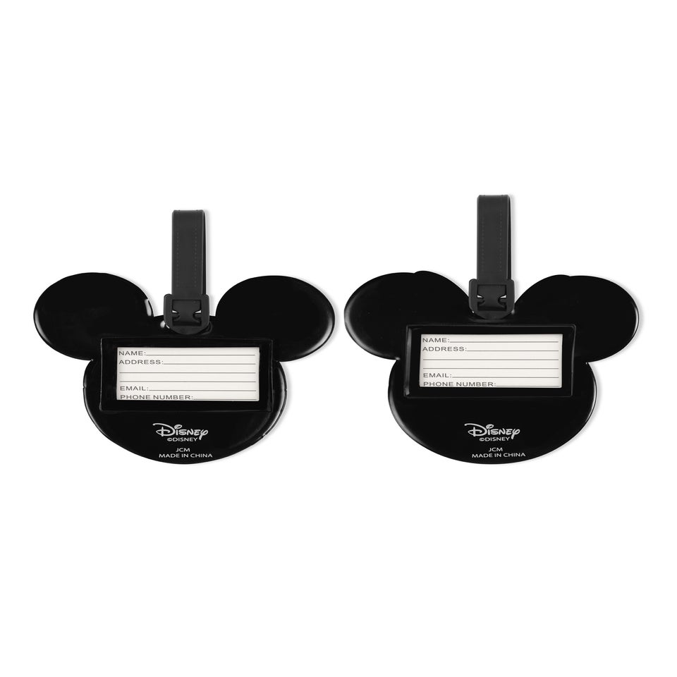 Disney Mickey & Minnie Mouse 2 Piece Luggage Tags