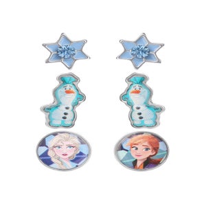 Frozen II Multicoloured Enamel Costume Multi Earring set