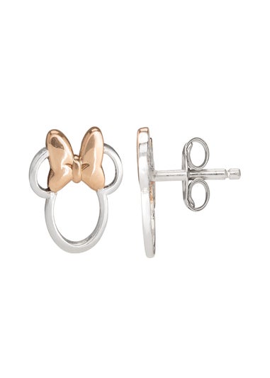 Disney Minnie Mouse Rose Gold Stud Earring