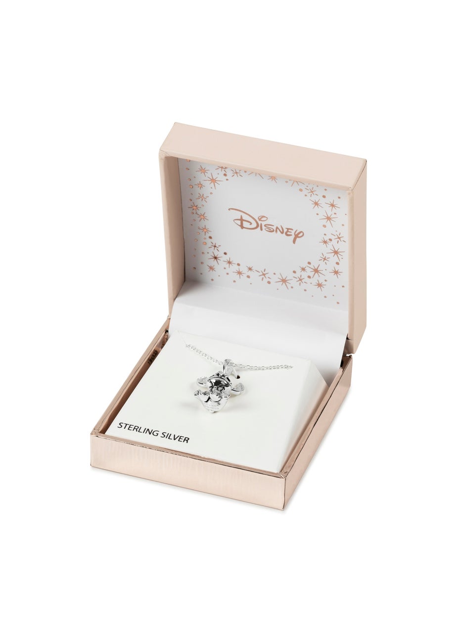 Disney Stitch Sterling Silver Pendant Necklace
