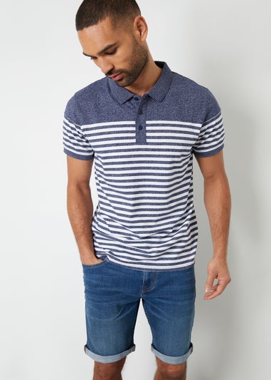 Threadbare Blue Turn Up Denim Shorts