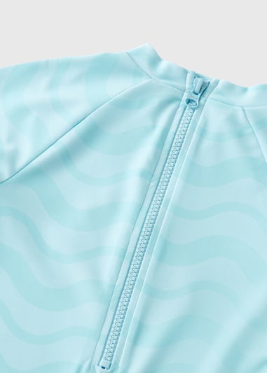 Girls Blue Ice Cream Surf Suit (1-7yrs)