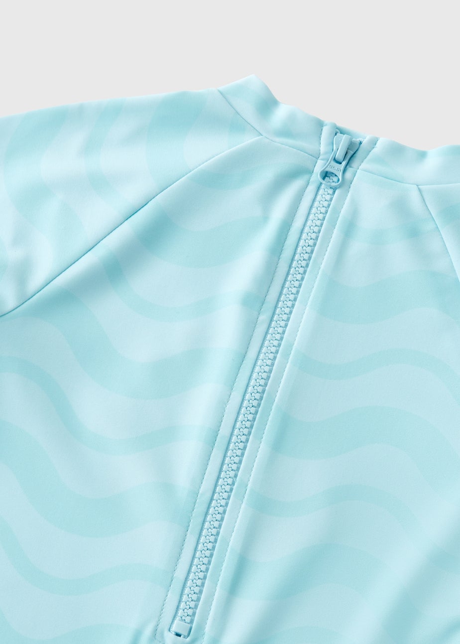 Girls Blue Ice Cream Surf Suit (1-7yrs)