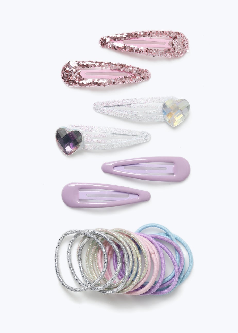 Muse Multicoloured Hair Clips & Bobble Sets