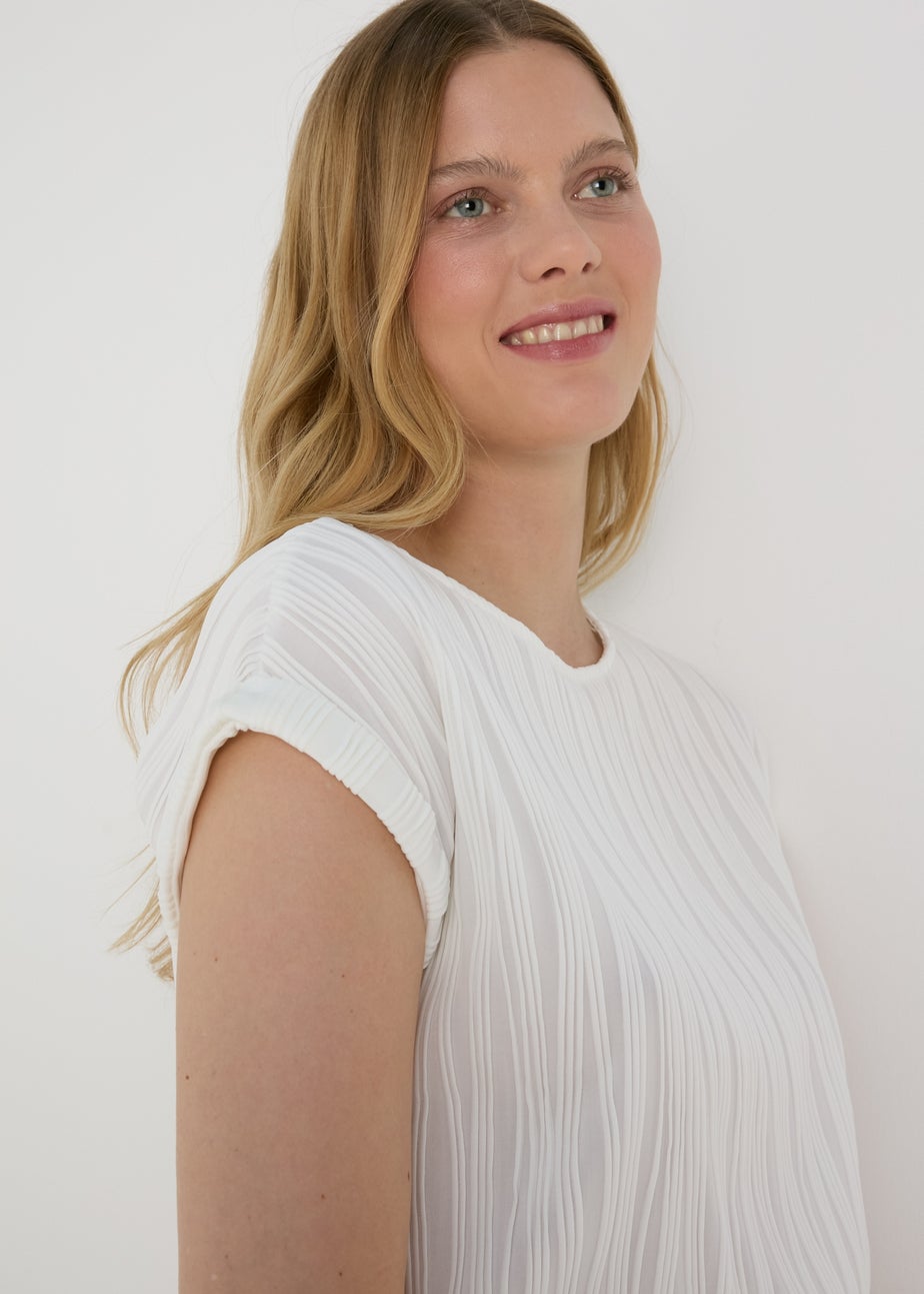 Cream Co Ord T Shirt