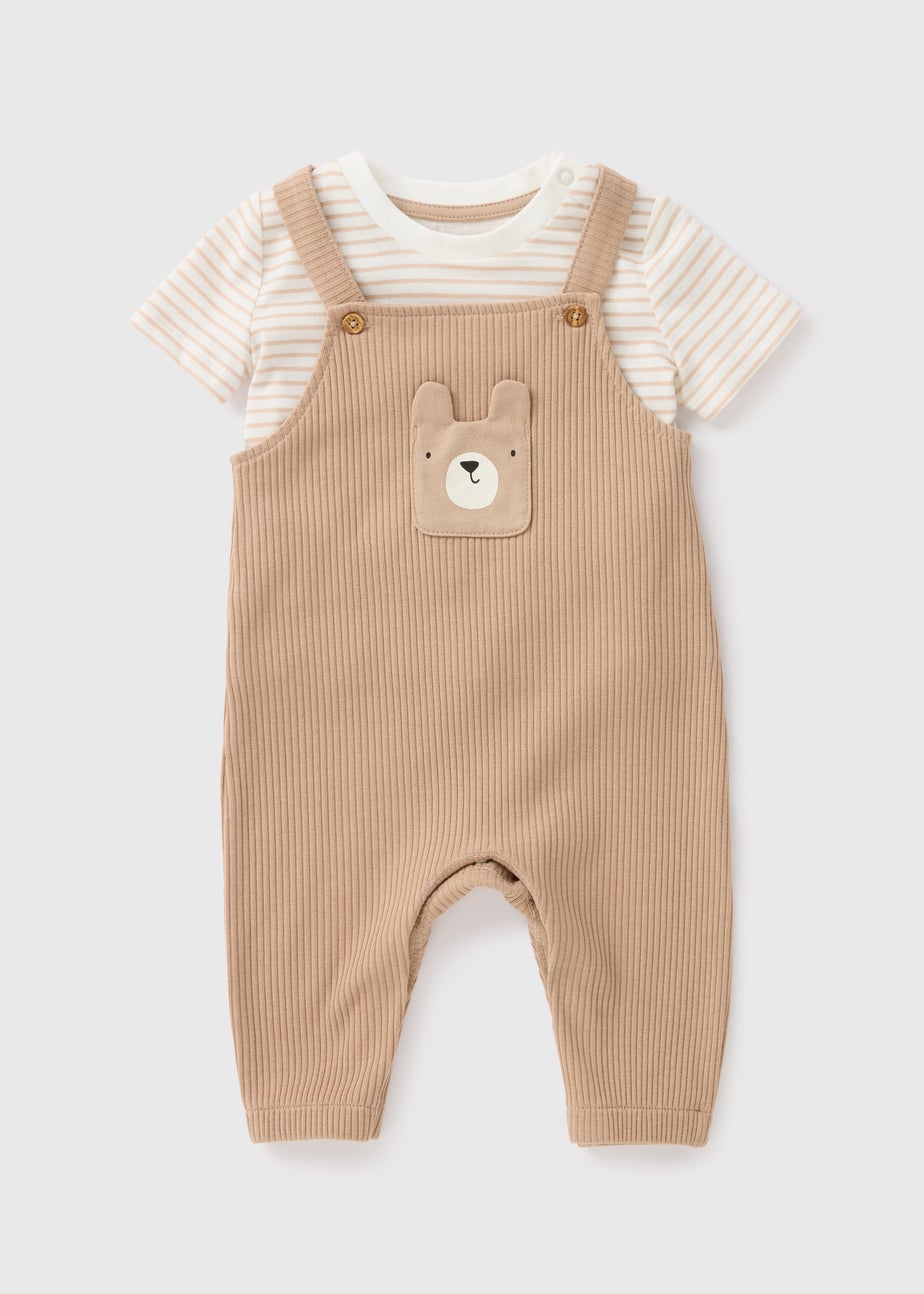 Baby Bear T-Shirt & Dungaree Set (Newborn-23mths)