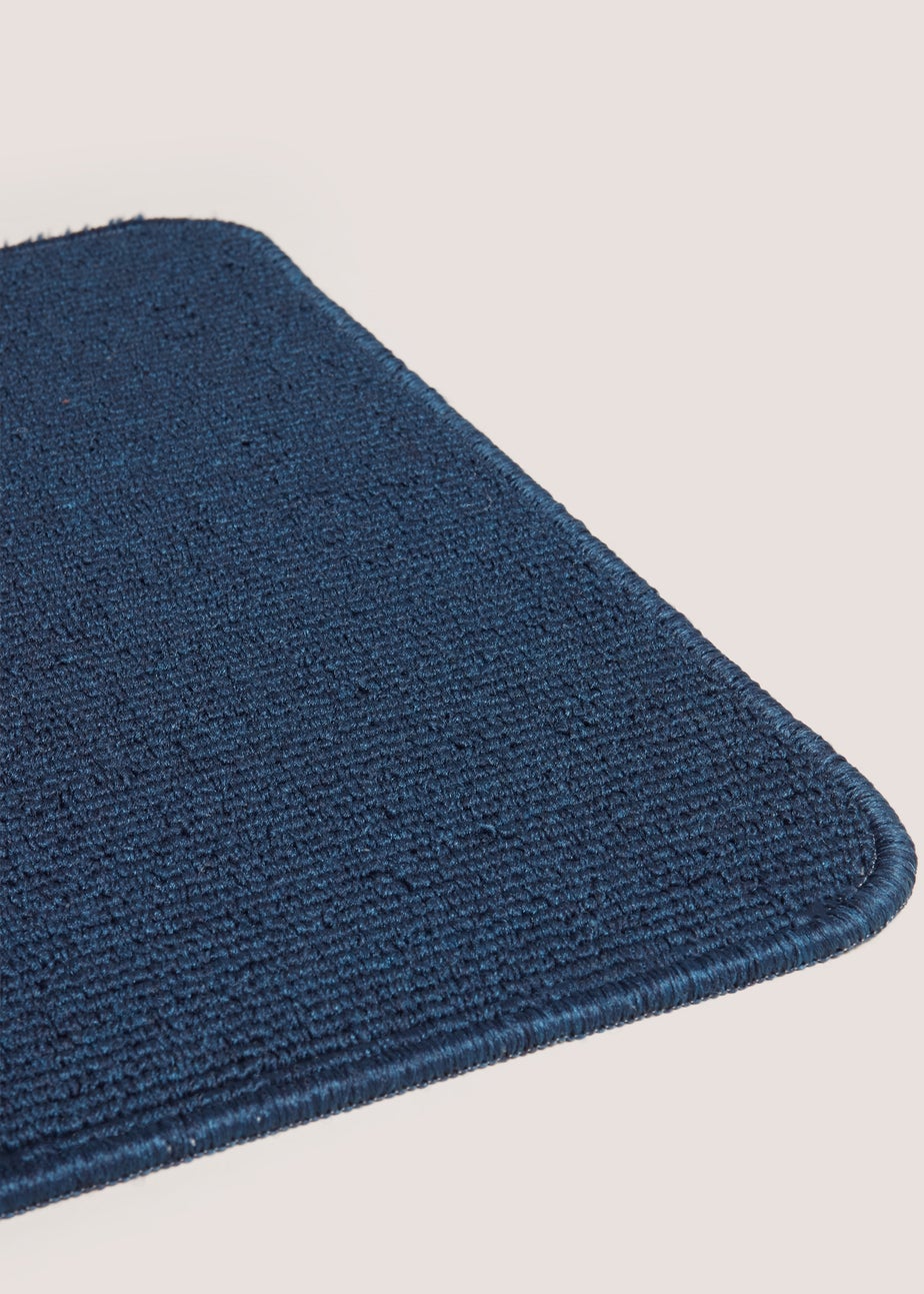 Navy Boucle Loop Mat (50cm x 75cm)