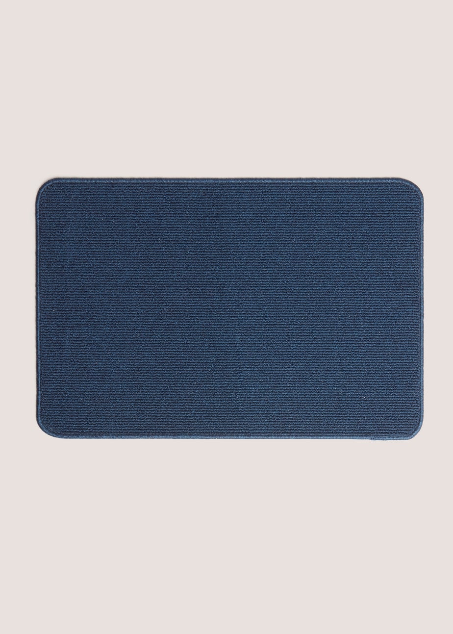 Navy Boucle Loop Mat (50cm x 75cm)