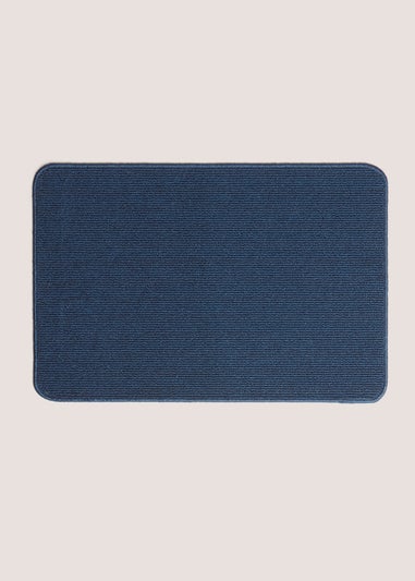 Navy Boucle Loop Mat (50cm x 75cm)