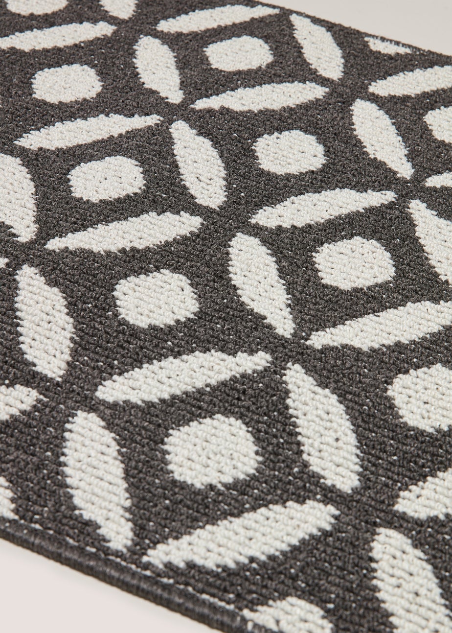 Charcoal Crescent Doormat (50cm x 75cm)