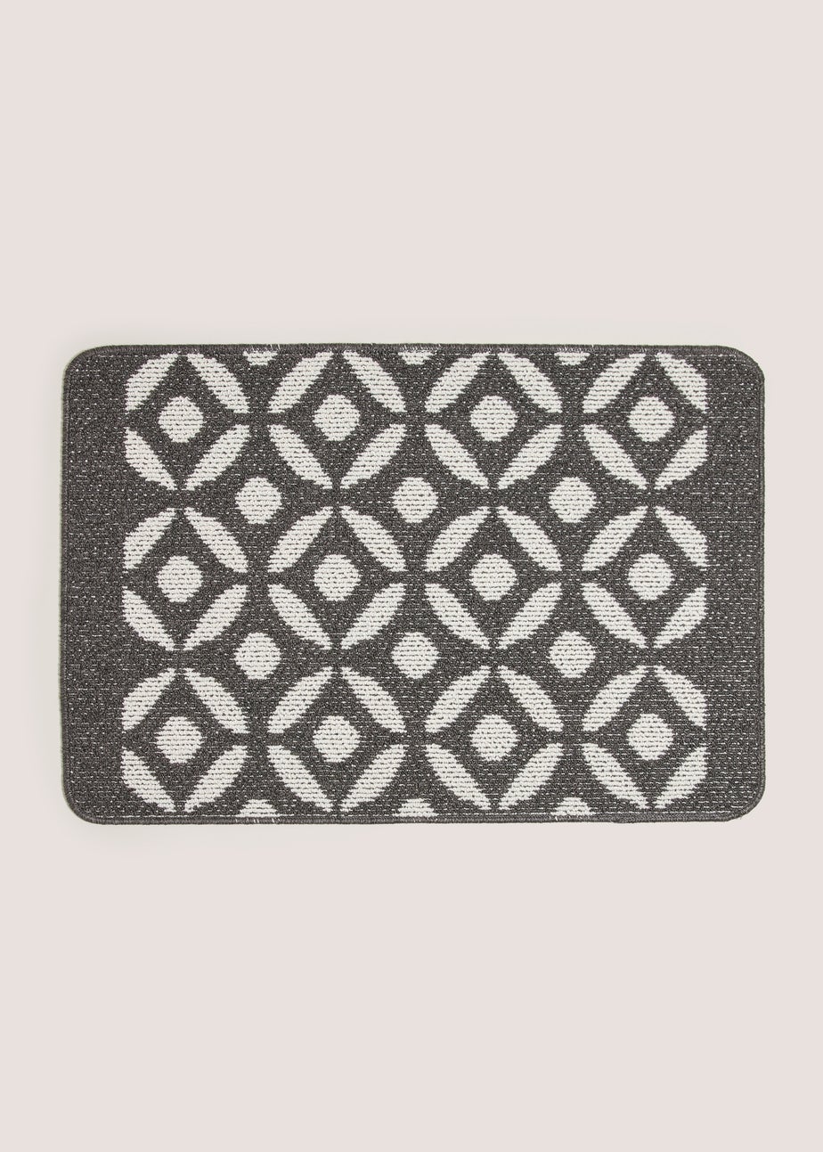 Charcoal Crescent Doormat (50cm x 75cm)
