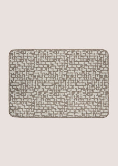 Stone Maze Pattern Doormat