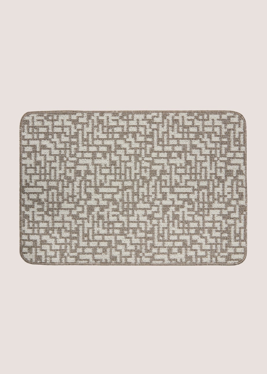 Stone Maze Pattern Doormat
