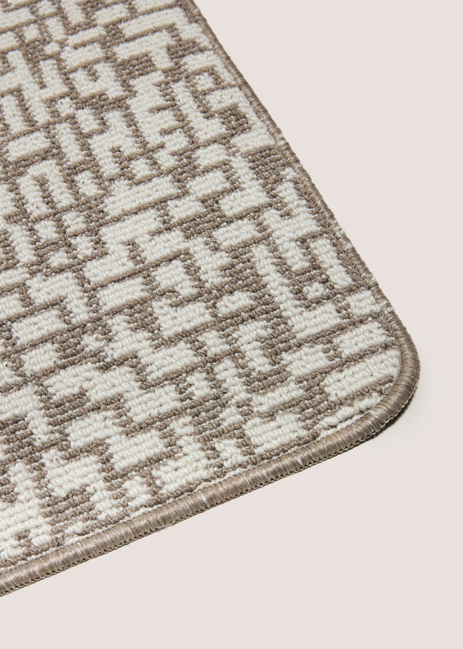 Stone Maze Pattern Doormat