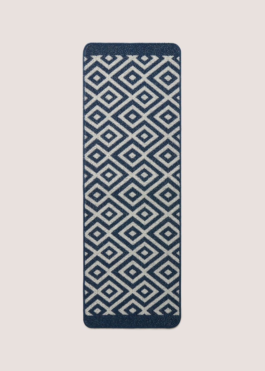 Navy Geometric Runner