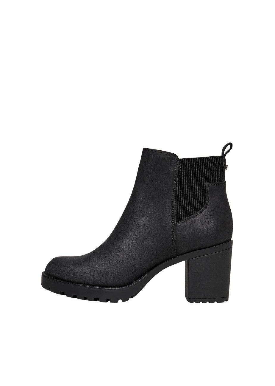 Only Black Heeled Boots