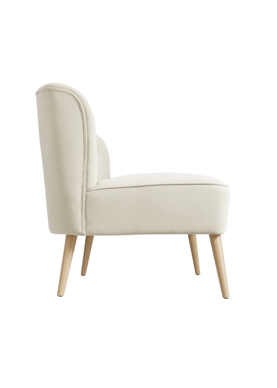 Aura Linda Sand/Blonde Wood 2 Seater Sofa