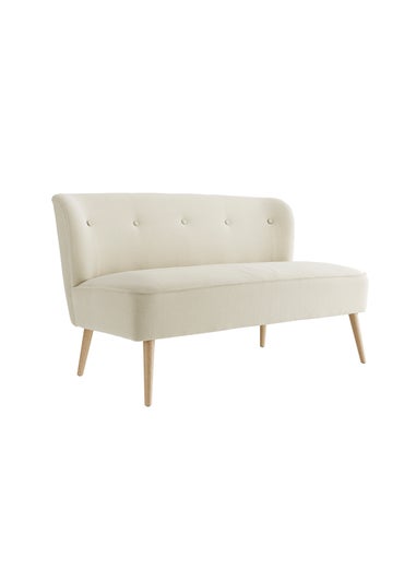 Aura Linda Sand/Blonde Wood 2 Seater Sofa