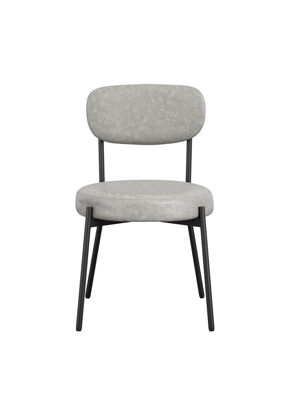 Aura Toby Graphite Dining Chair (2 Per Pack)