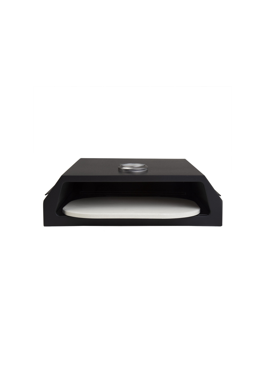 Charles Bentley Black BBQ Pizza Box With Thermometer (H12.1 x L41.5 x W36.3cm)