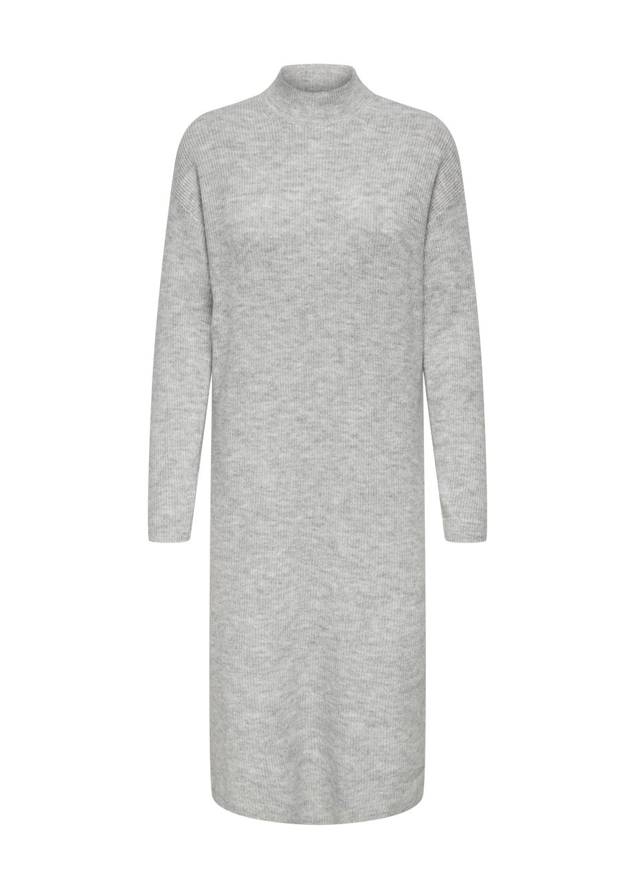 JDY Grey High Neck Jumper Dress