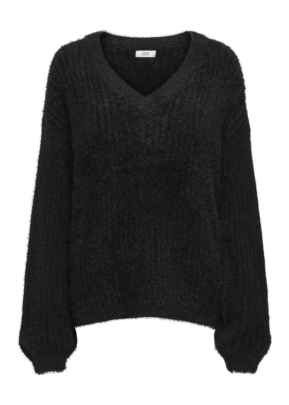 JDY Black Knitted Jumper