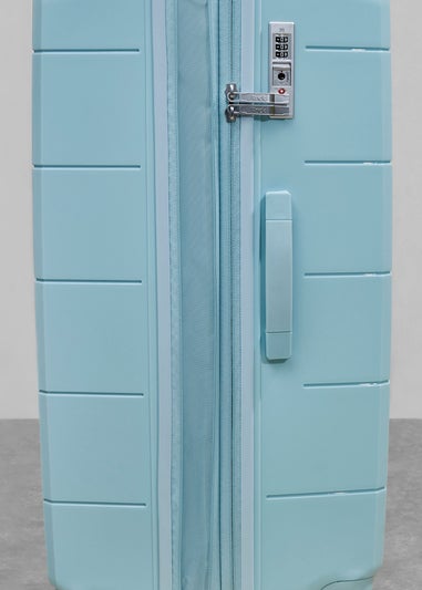 Rock Pixel Suitcase Pastel Blue