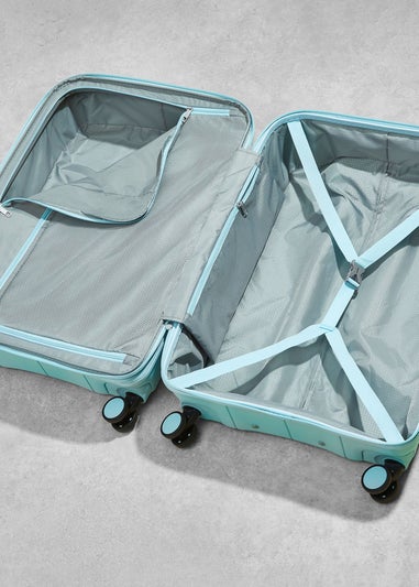 Rock Pixel Suitcase Pastel Blue