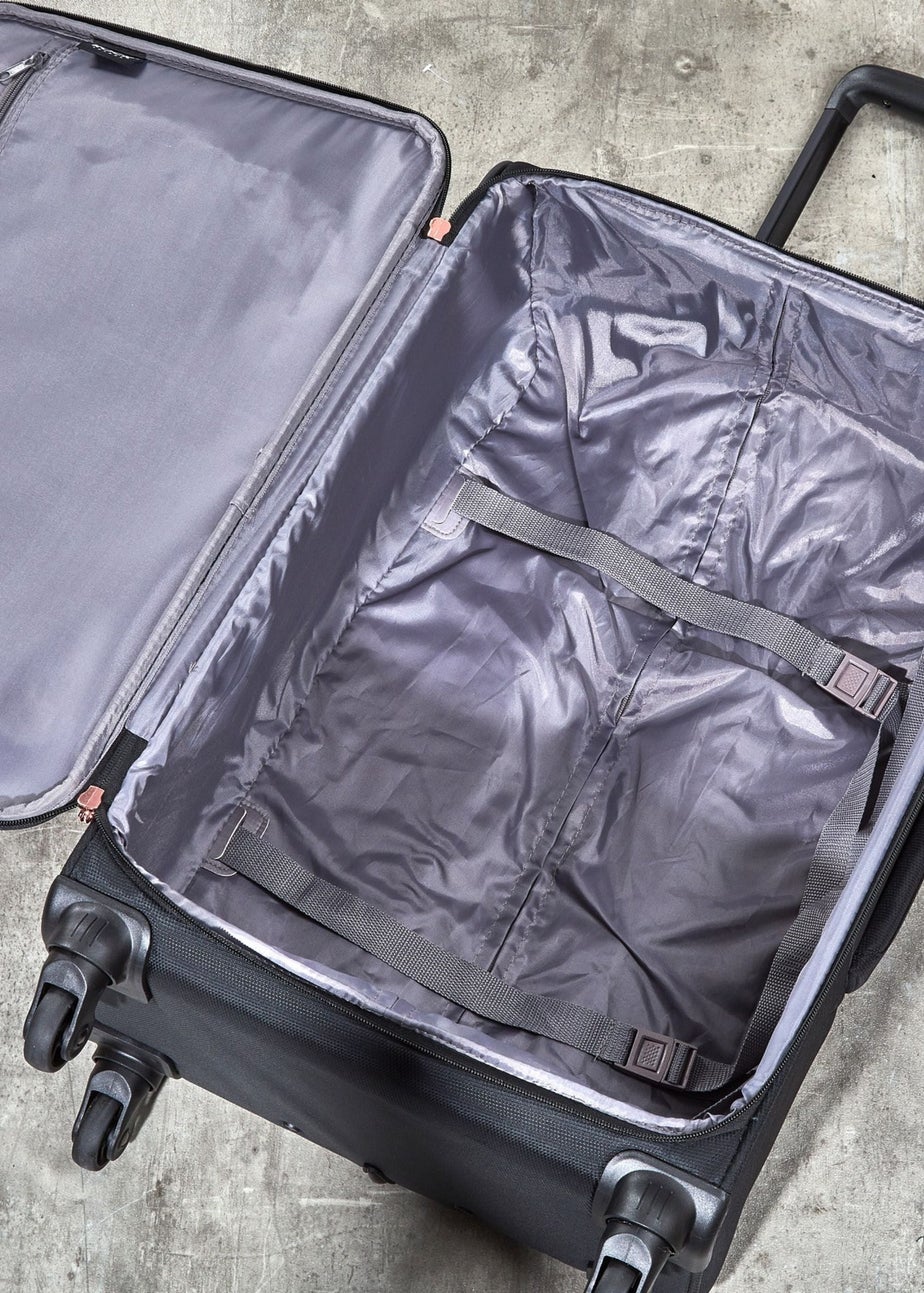 Rock Jewel Suitcase Black
