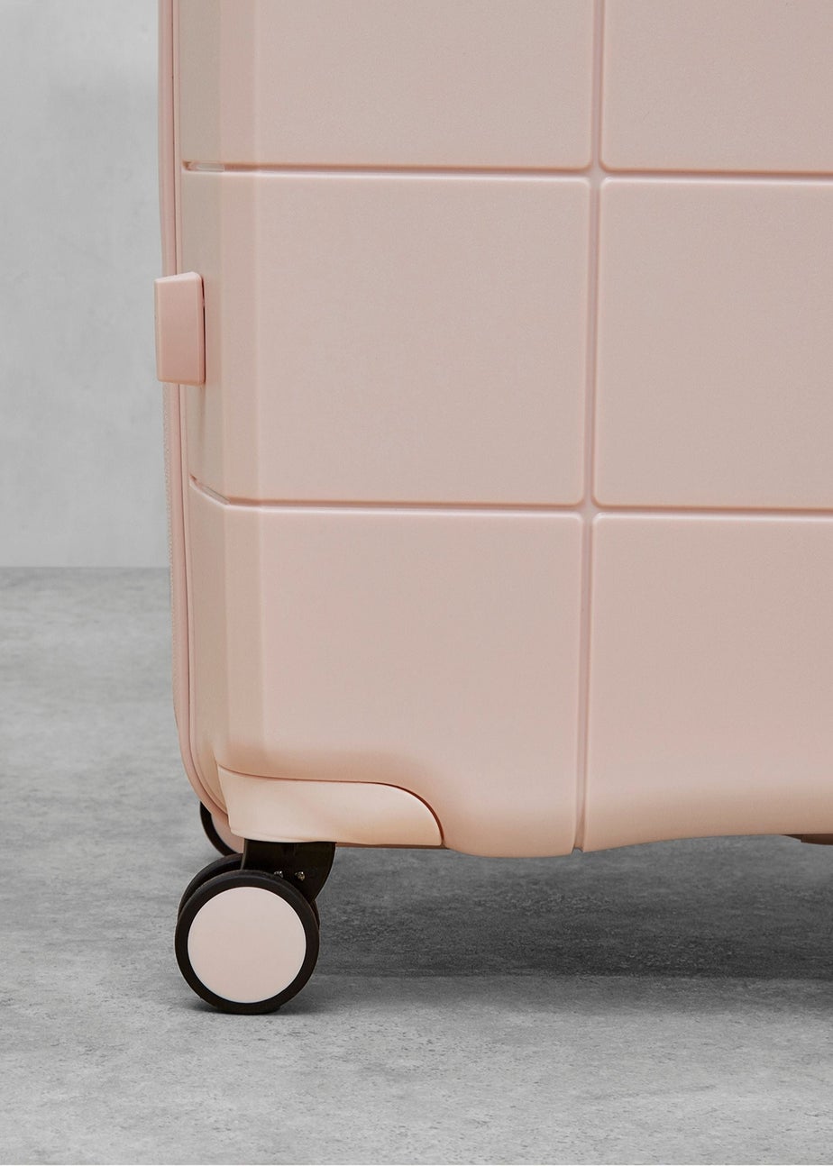 Rock Pixel Suitcase Pastel Pink