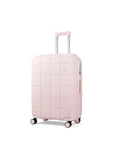 Rock Pixel Suitcase Pastel Pink