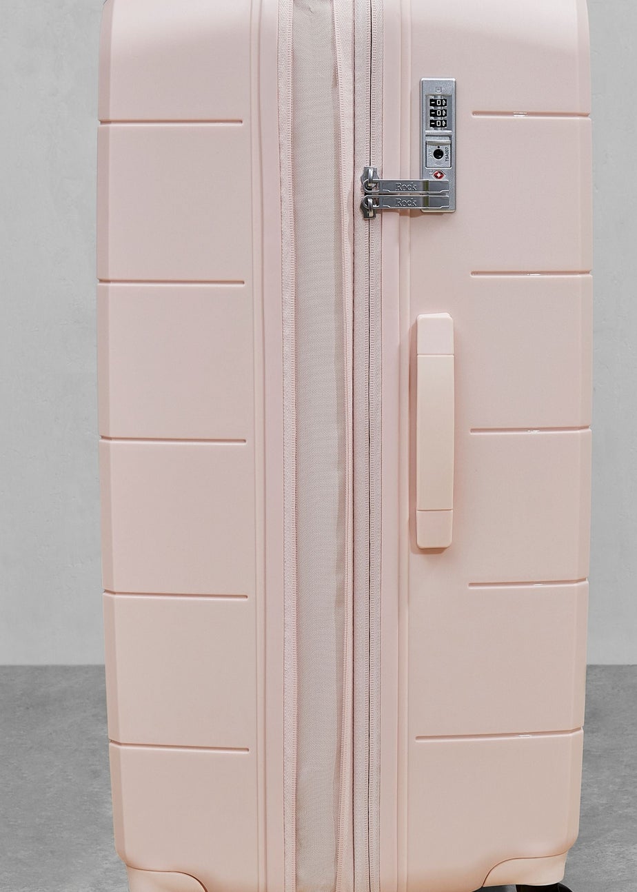 Rock Pixel Suitcase Pastel Pink