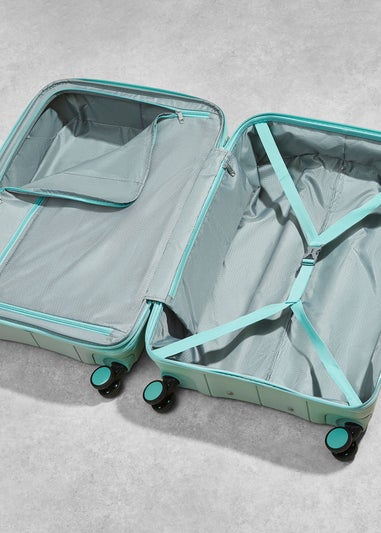 Rock Pixel Suitcase Pastel Green