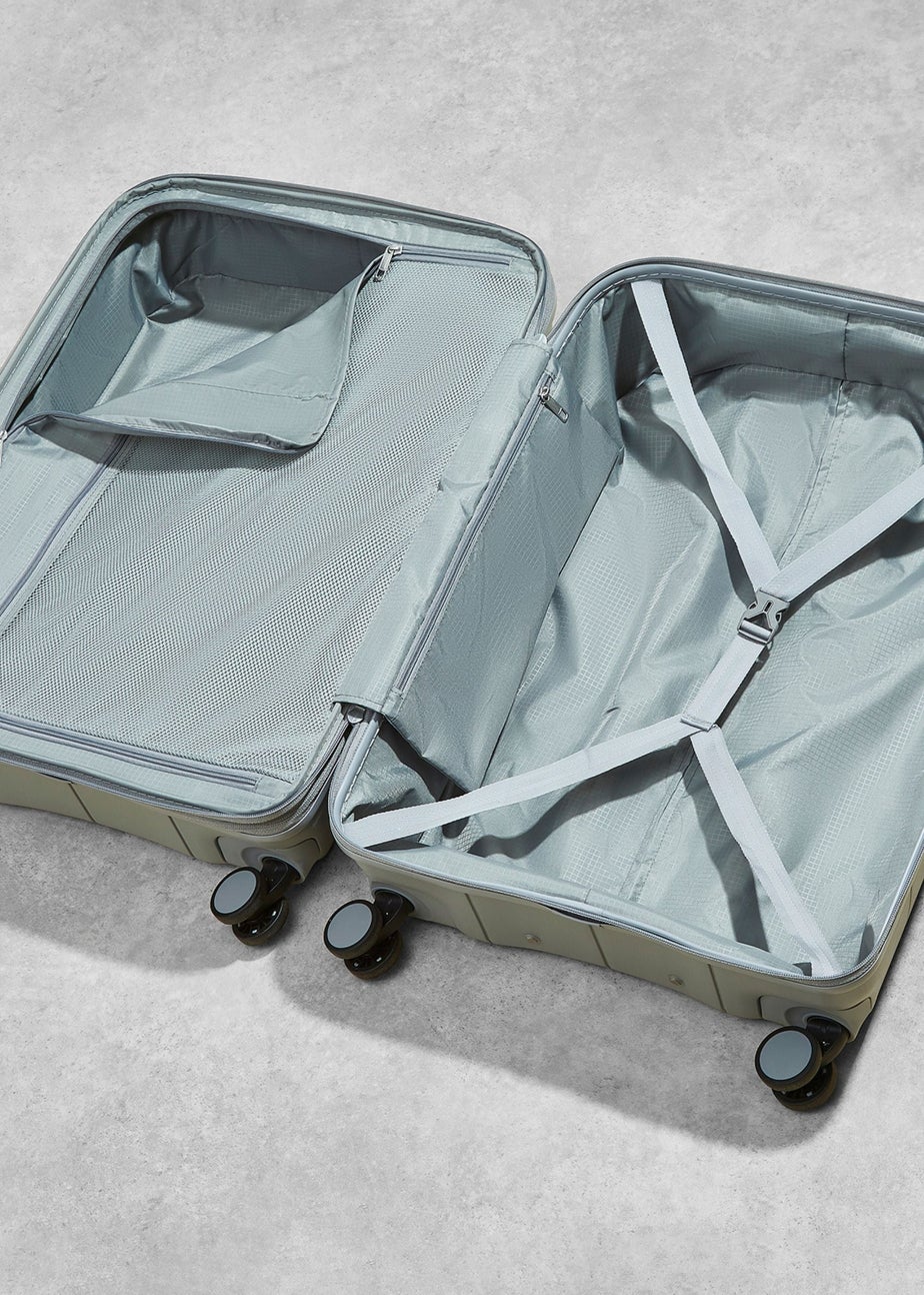 Rock Pixel Suitcase Grey