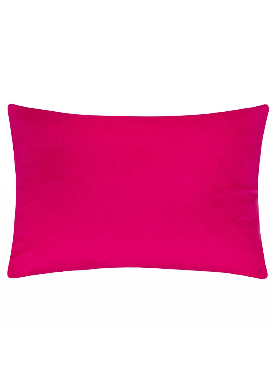 Paoletti Keela Cut Velvet Filled Cushion (35 x 50 x 8 cm)
