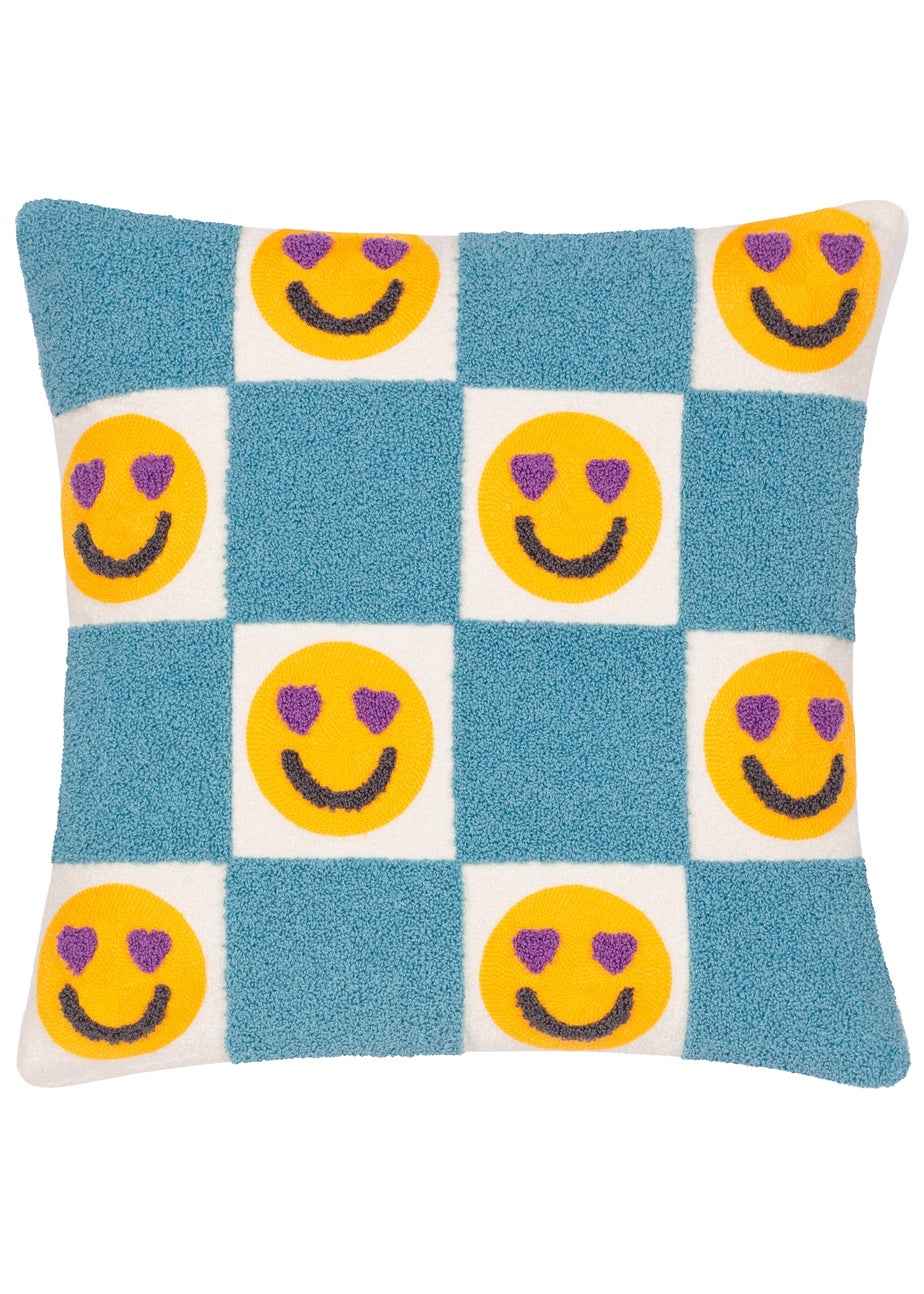 Heya Home Love You More Embroidered Boucle Filled Cushion (45 x 45 x 8 cm)