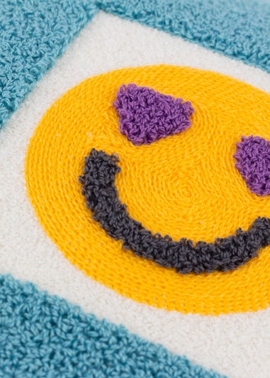 Heya Home Love You More Embroidered Boucle Filled Cushion (45 x 45 x 8 cm)